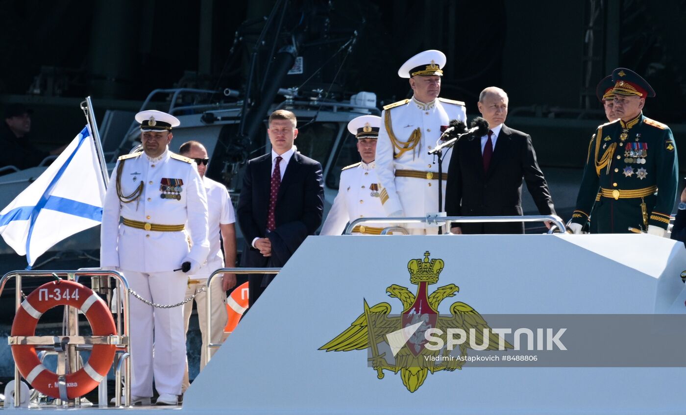 Russia Putin Navy Day