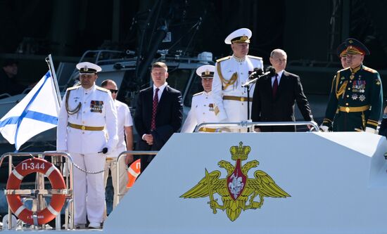 Russia Putin Navy Day