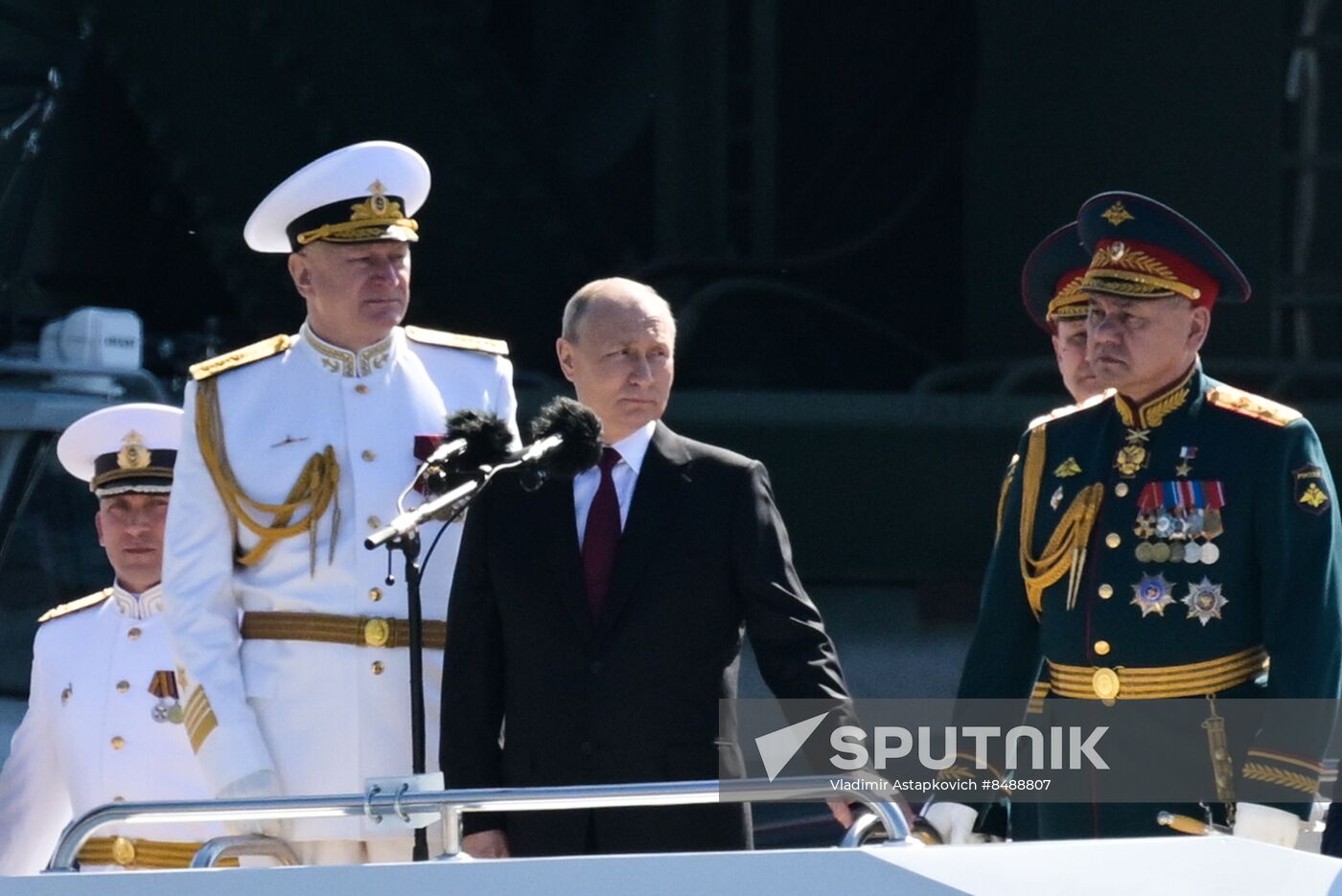 Russia Putin Navy Day