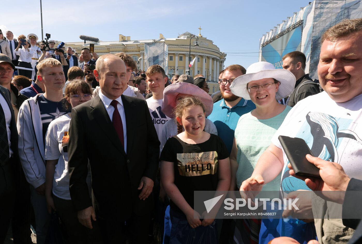 Russia Putin Navy Day