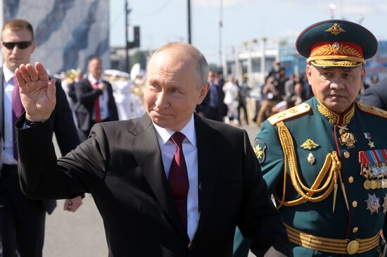 Russia Putin Navy Day