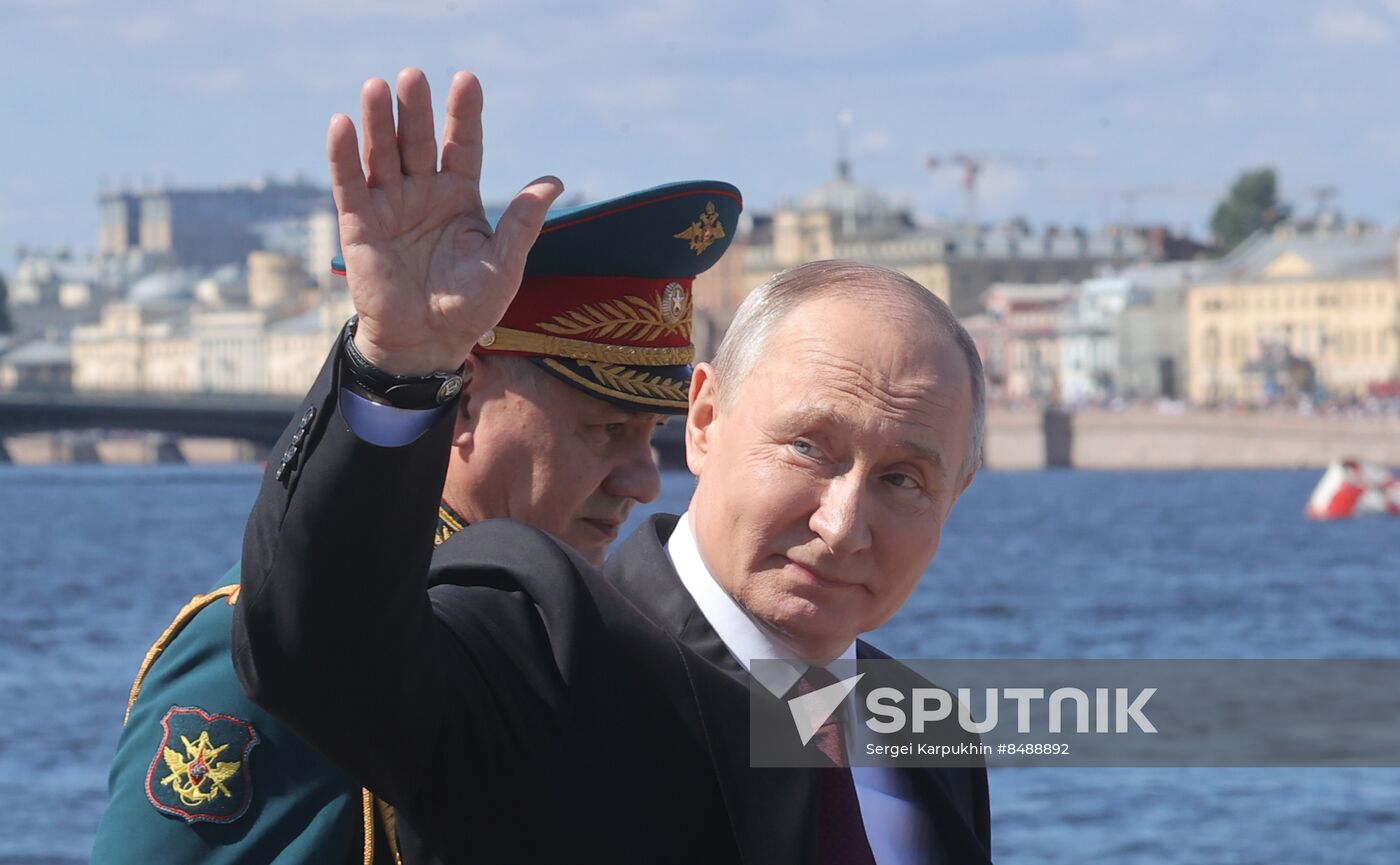 Russia Putin Navy Day