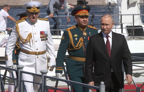 Russia Putin Navy Day