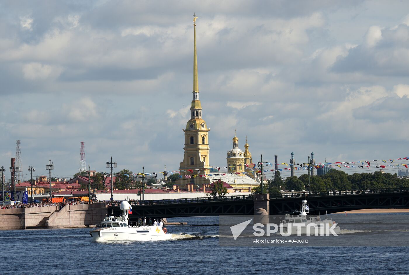 Russia Putin Navy Day