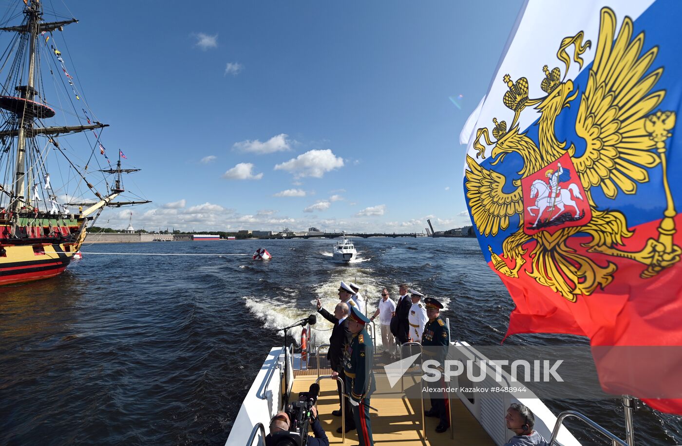 Russia Putin Navy Day