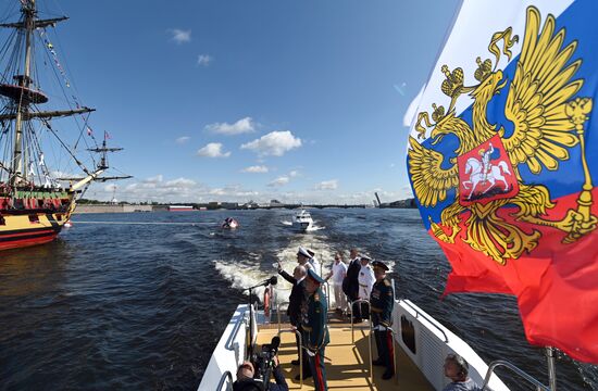 Russia Putin Navy Day