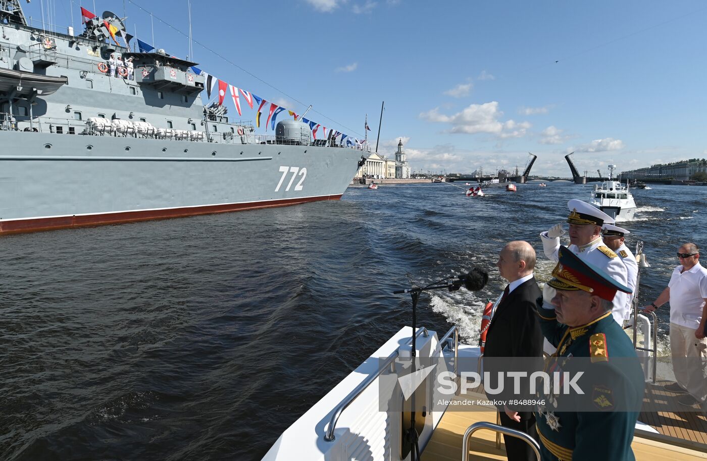 Russia Putin Navy Day