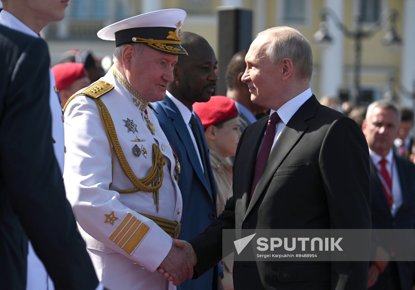 Russia Putin Navy Day