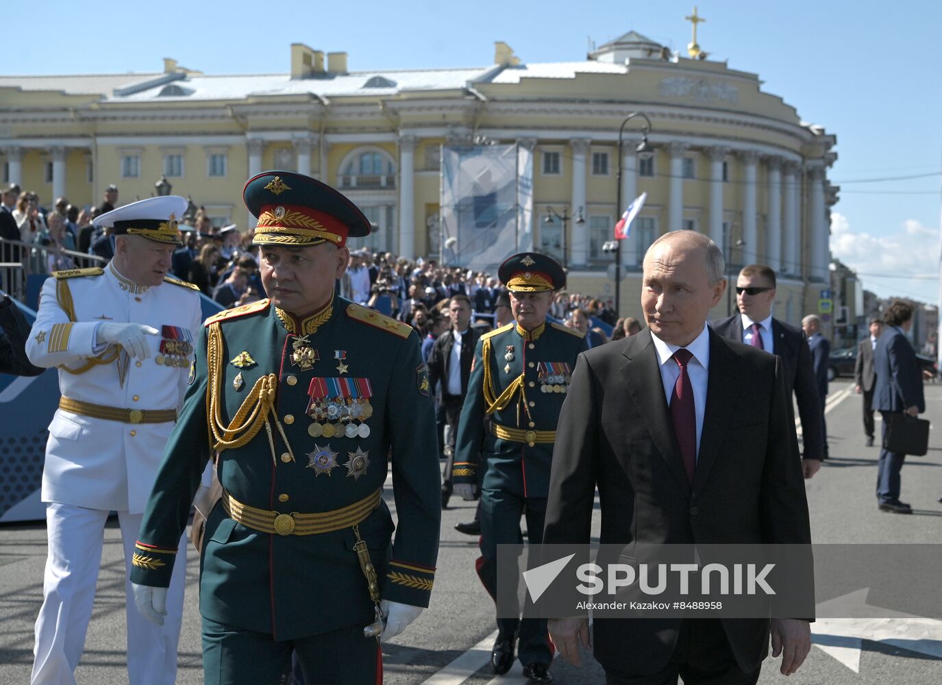 Russia Putin Navy Day