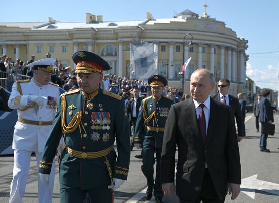 Russia Putin Navy Day