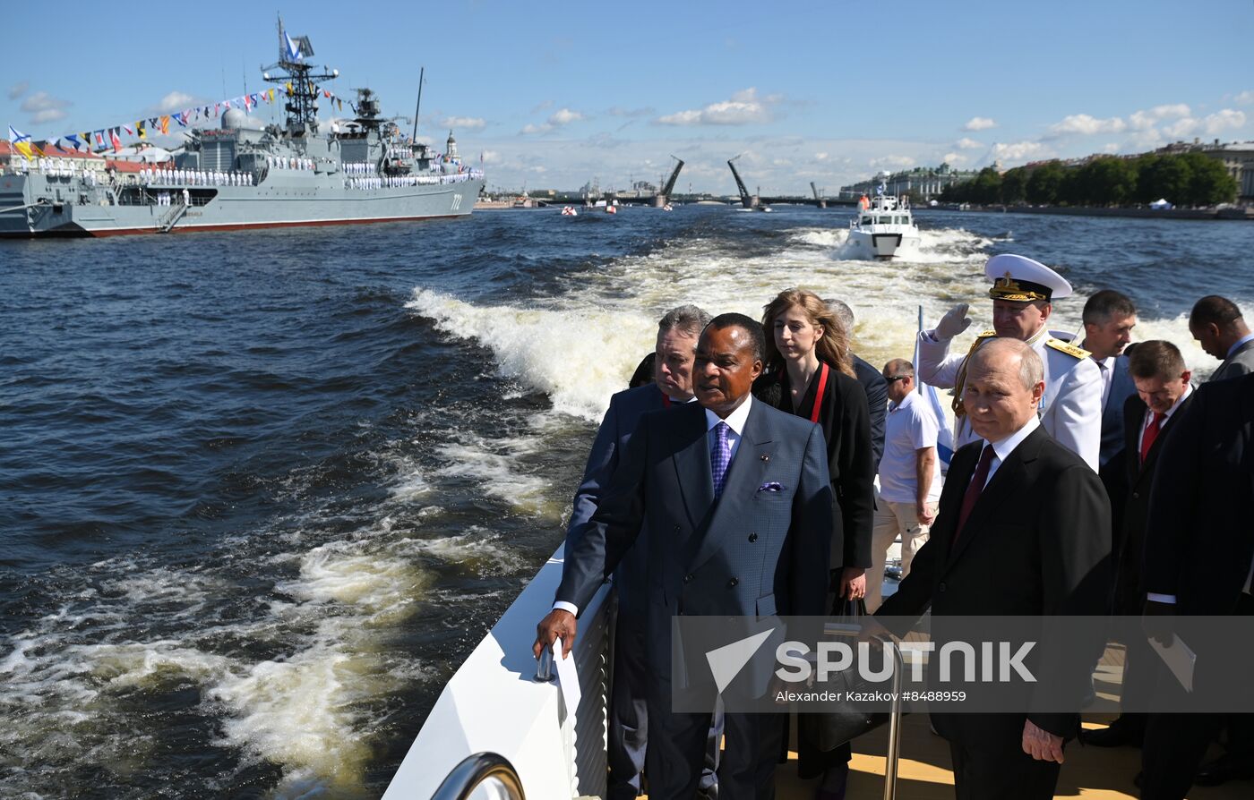 Russia Putin Navy Day