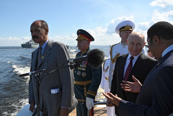 Russia Putin Navy Day