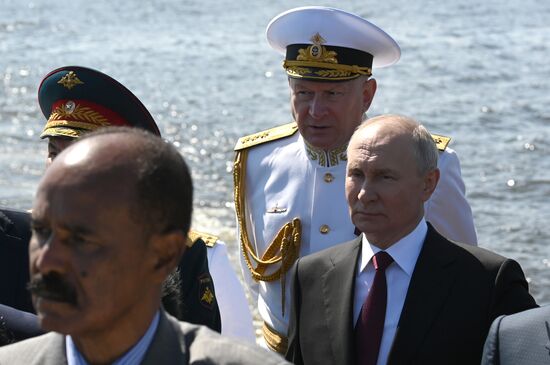 Russia Putin Navy Day