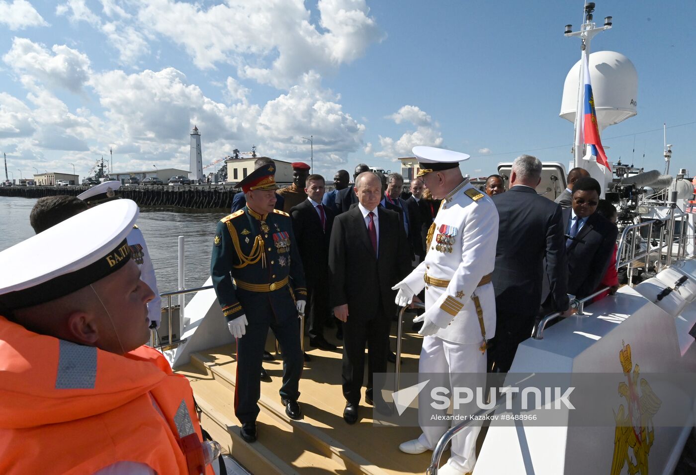 Russia Putin Navy Day