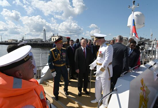 Russia Putin Navy Day