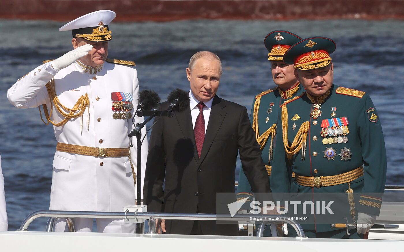 Russia Putin Navy Day