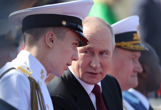 Russia Putin Navy Day