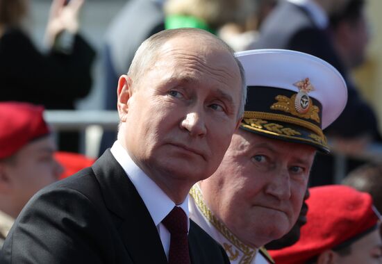 Russia Putin Navy Day