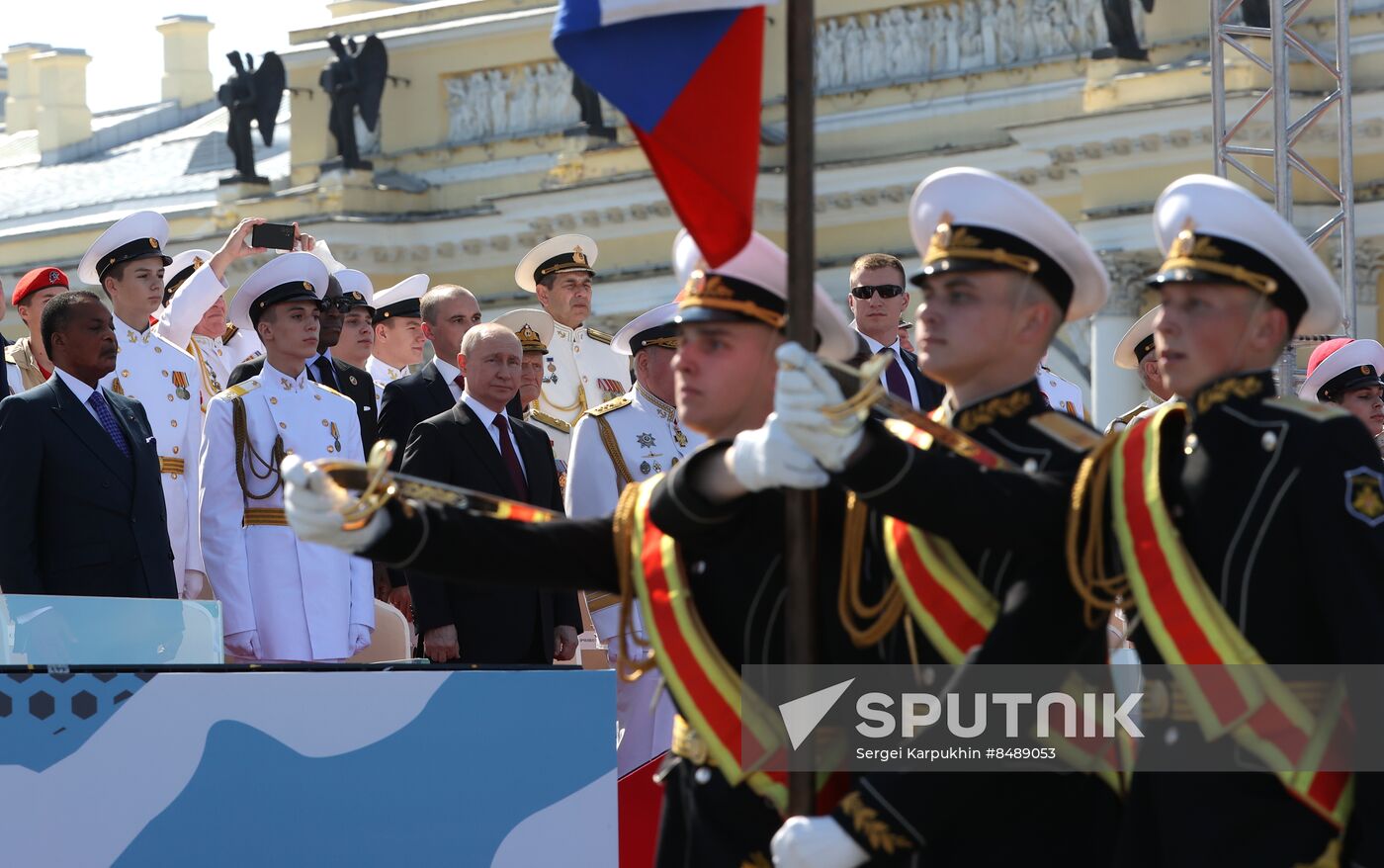 Russia Putin Navy Day