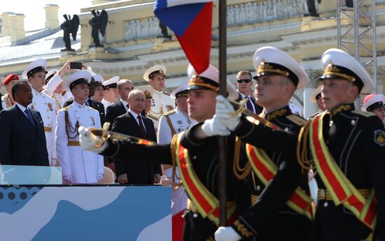 Russia Putin Navy Day