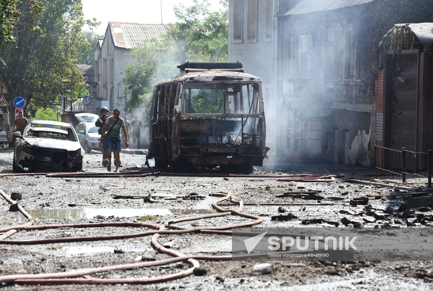 Russia Ukraine Military Operation Shelling