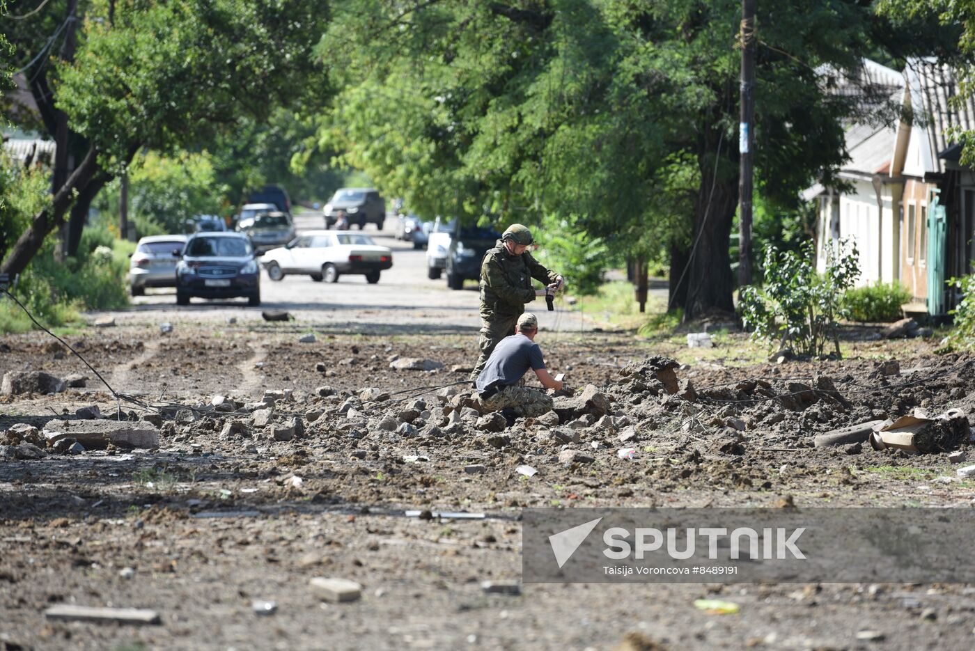 Russia Ukraine Military Operation Shelling