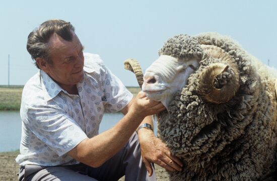 Chief animal technician at Lenin Collective Farm