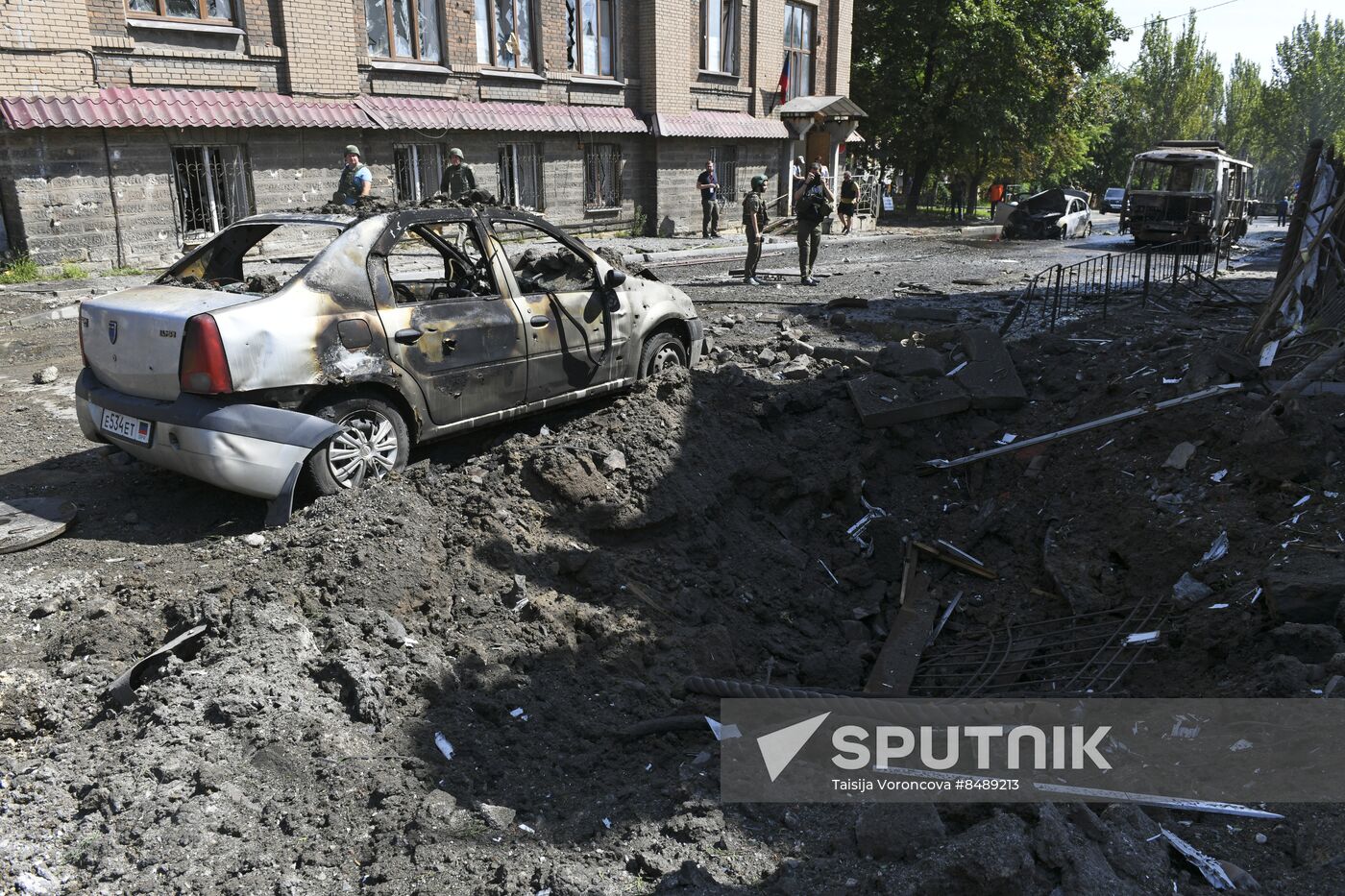 Russia Ukraine Military Operation Shelling