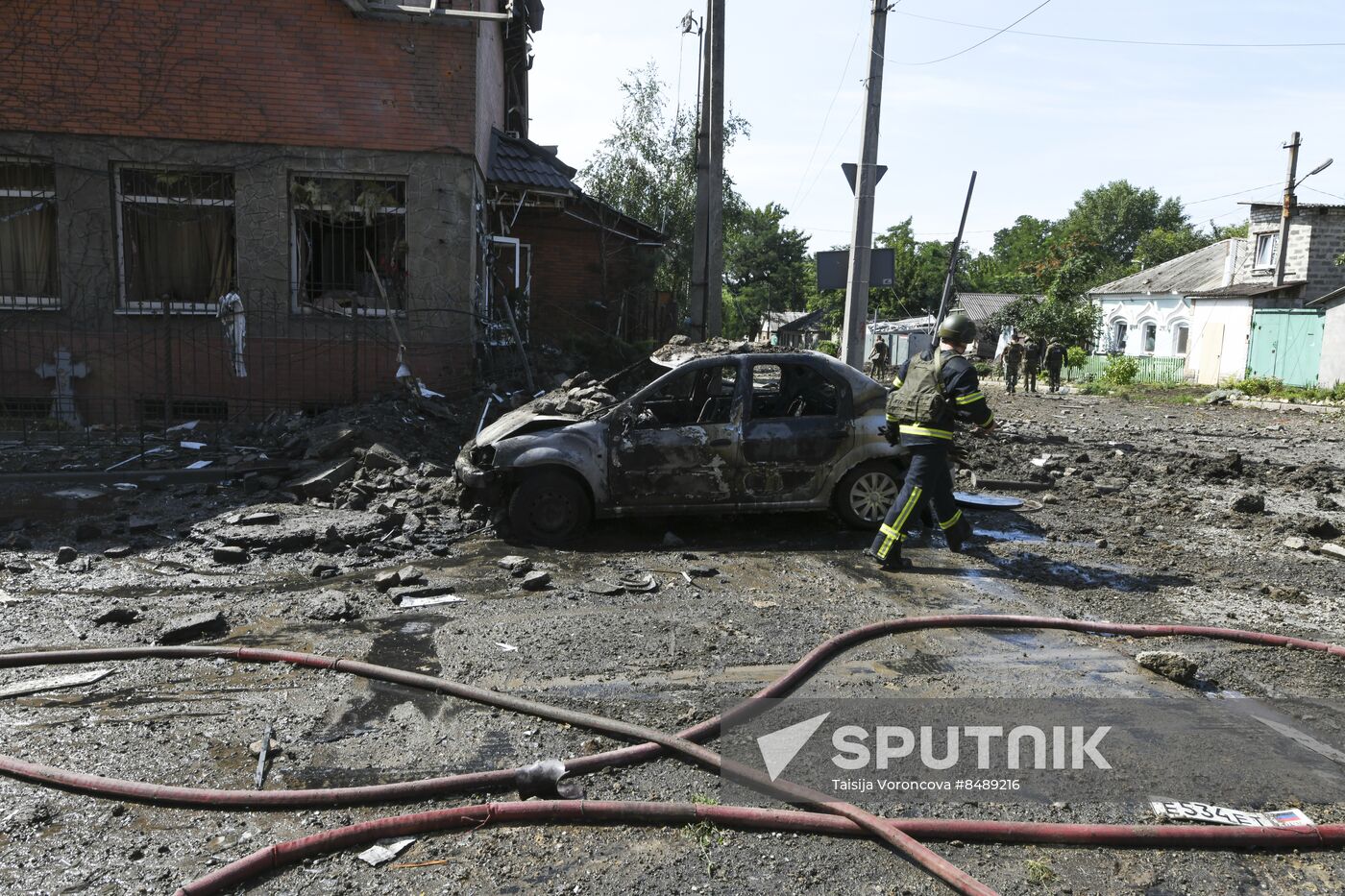 Russia Ukraine Military Operation Shelling