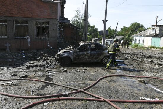 Russia Ukraine Military Operation Shelling