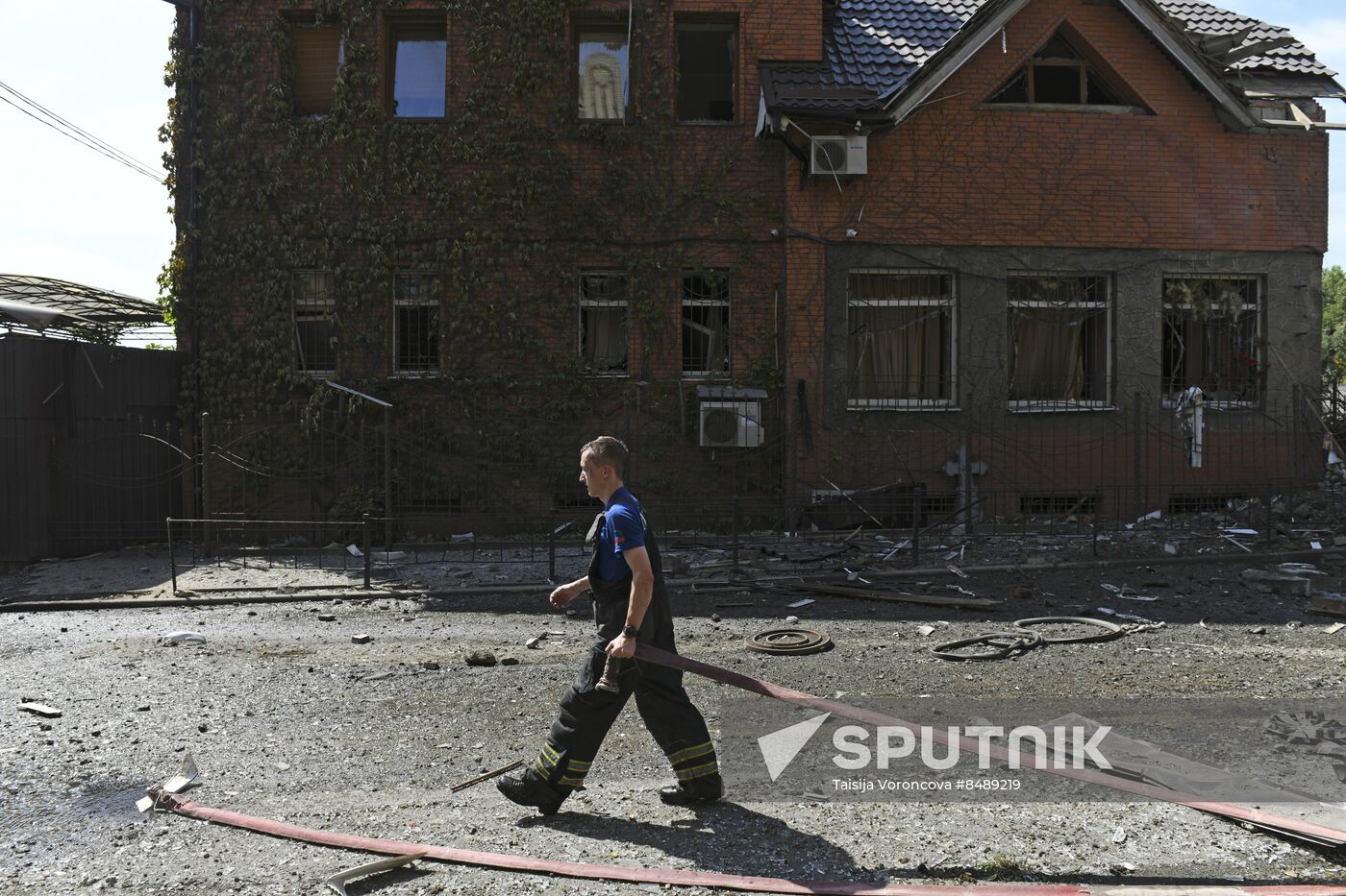 Russia Ukraine Military Operation Shelling