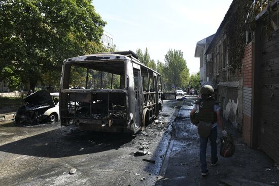 Russia Ukraine Military Operation Shelling