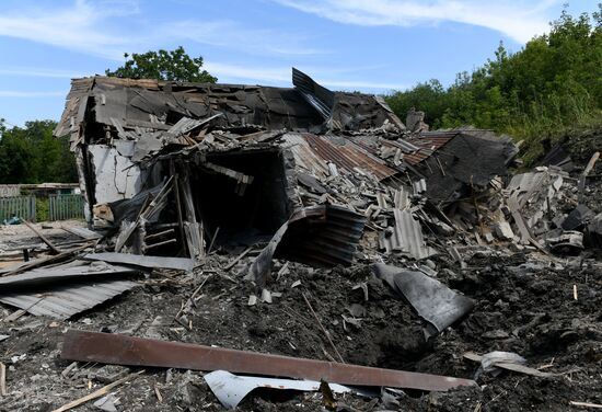 Russia Ukraine Military Operation Shelling