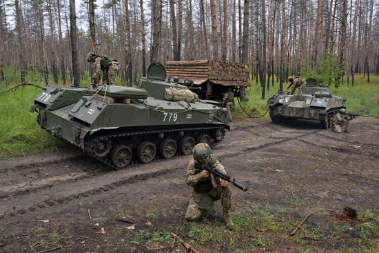 Russia Ukraine Military Operation Logistics Support Units