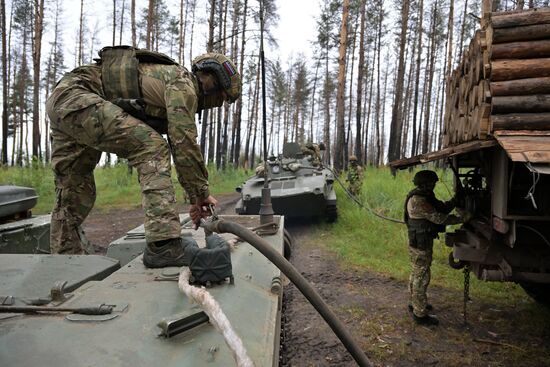 Russia Ukraine Military Operation Logistics Support Units