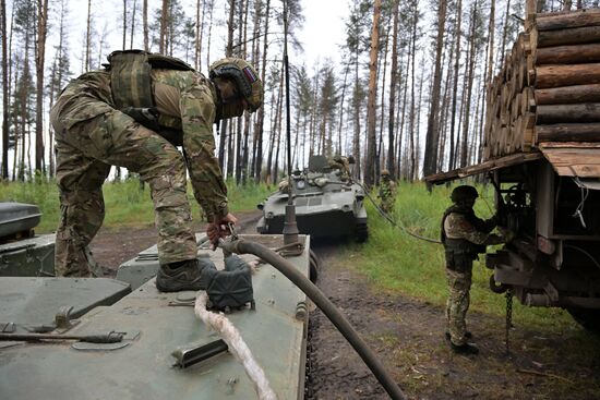 Russia Ukraine Military Operation Logistics Support Units