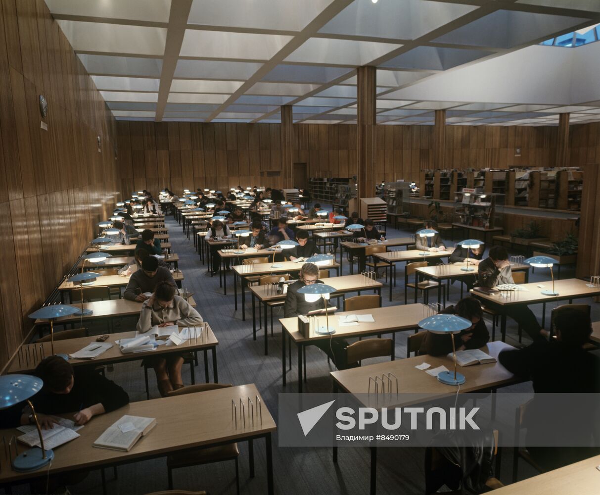 Reading room at Moscow Institute of Electronic Technology