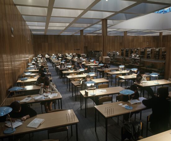 Reading room at Moscow Institute of Electronic Technology