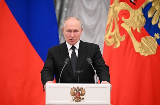 Russia Putin State Awards Presentation