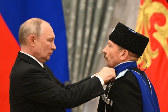 Russia Putin State Awards Presentation