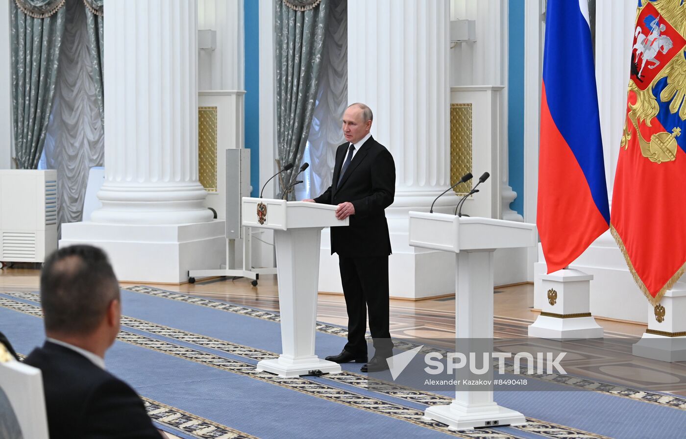 Russia Putin State Awards Presentation