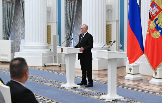 Russia Putin State Awards Presentation