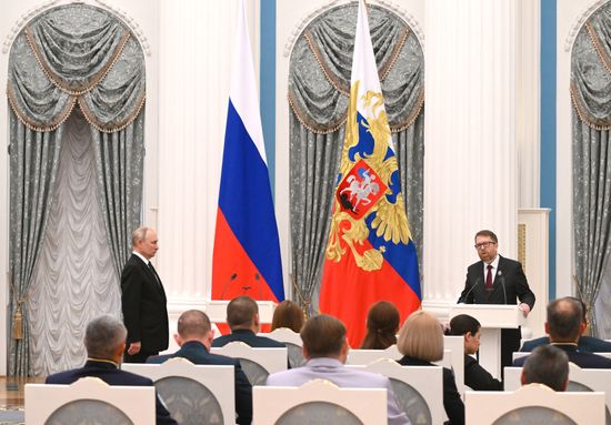 Russia Putin State Awards Presentation