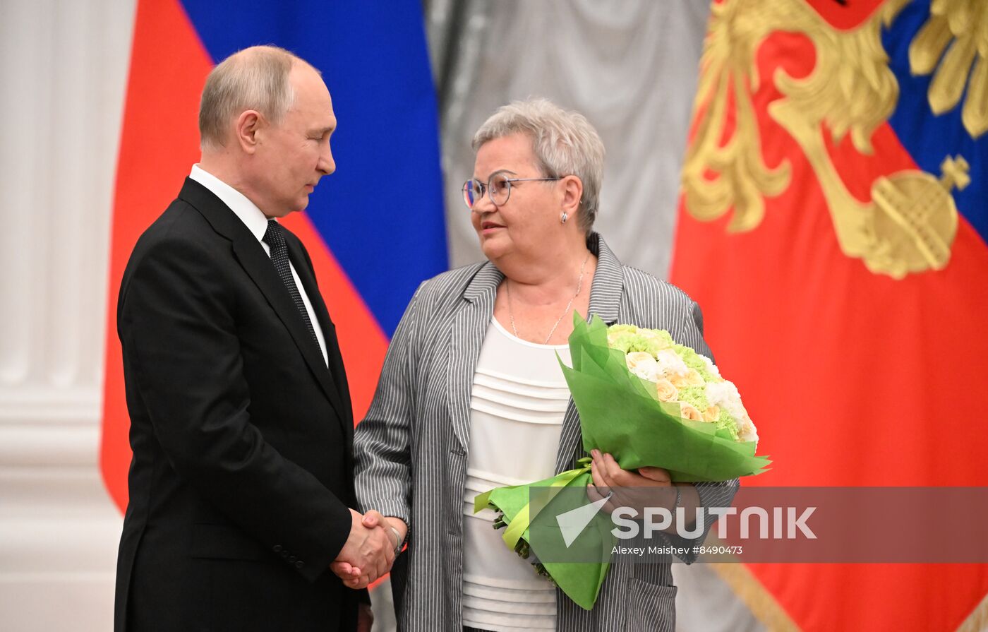 Russia Putin State Awards Presentation