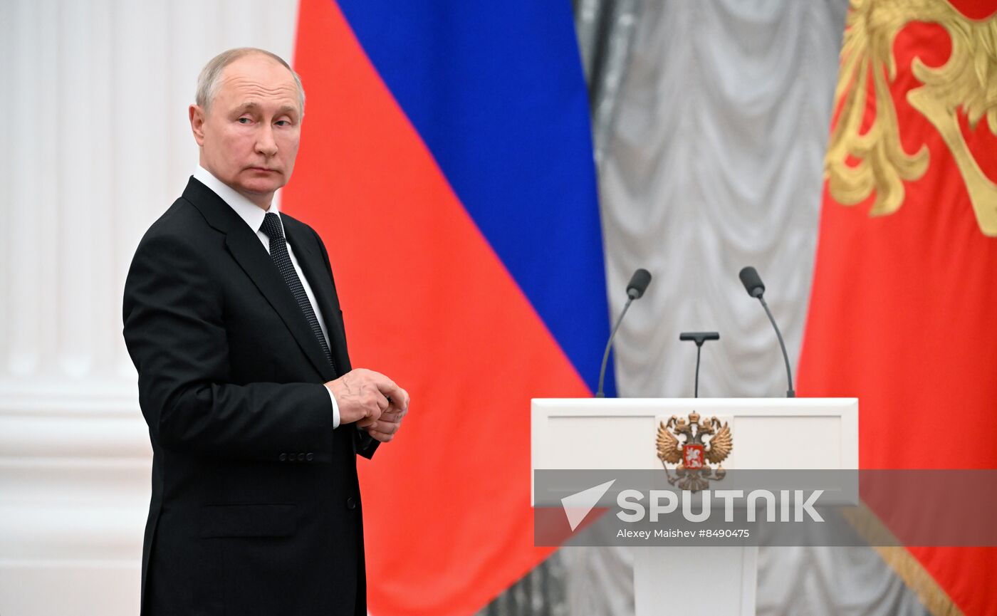 Russia Putin State Awards Presentation