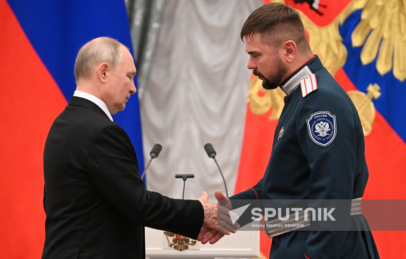 Russia Putin State Awards Presentation