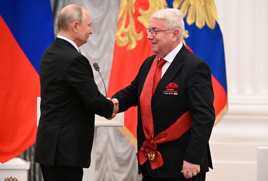 Russia Putin State Awards Presentation