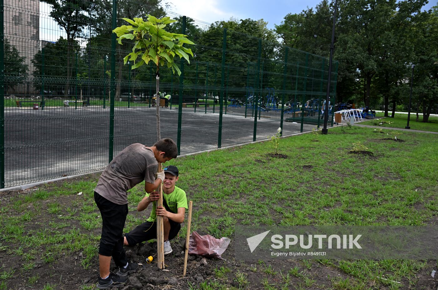 Russia LPR Restoration Works