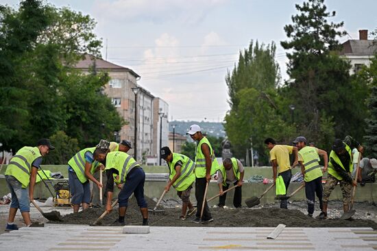 Russia LPR Restoration Works