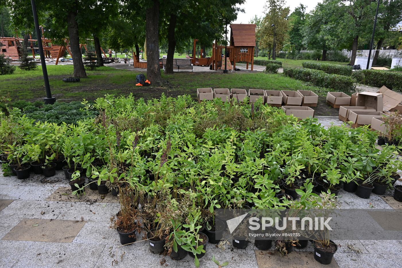 Russia LPR Restoration Works